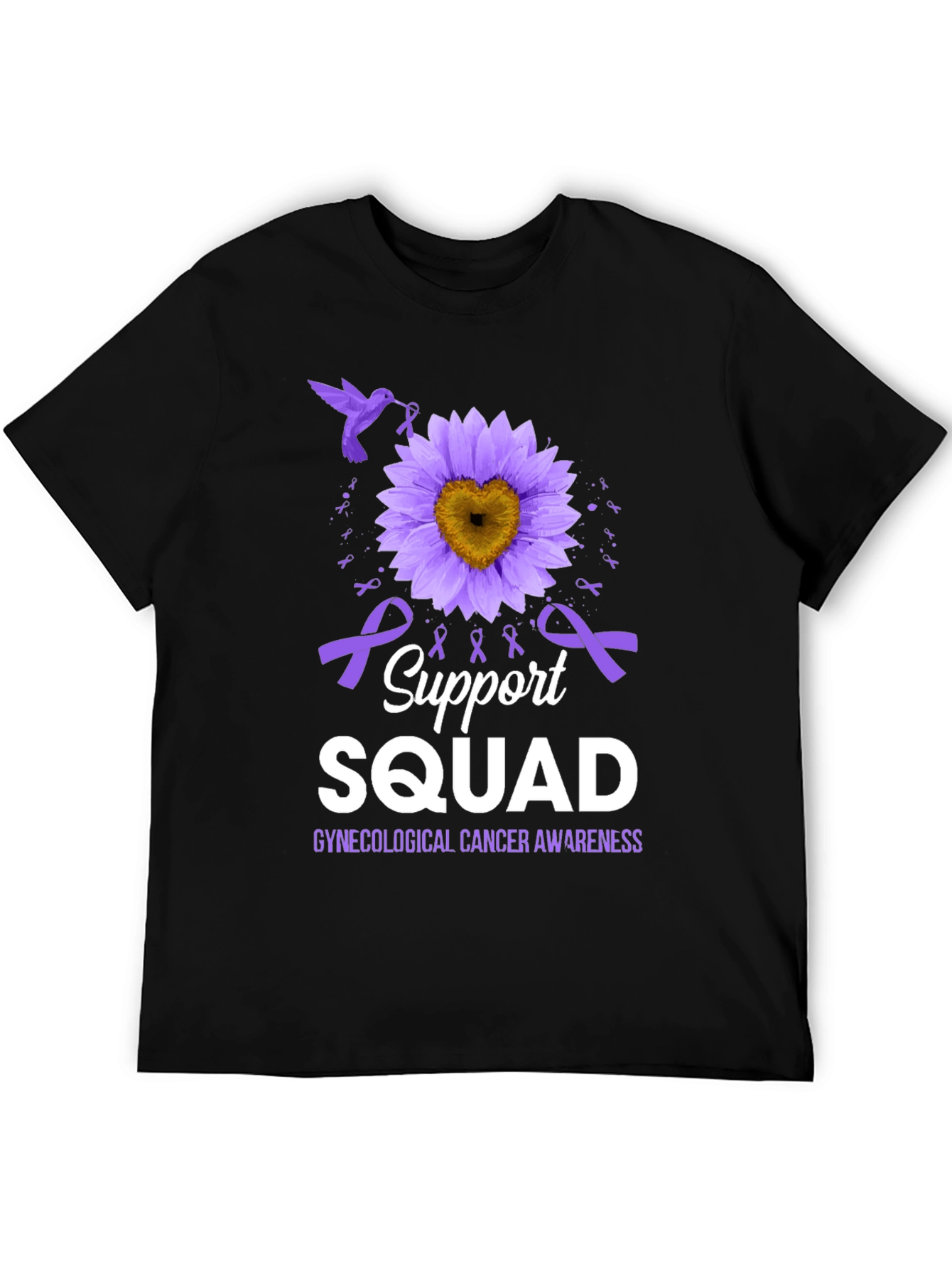 Gynecological Cancer Awareness Support Squad T-Shirt