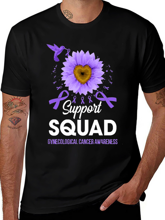 Gynecological Cancer Awareness Support Squad T-Shirt