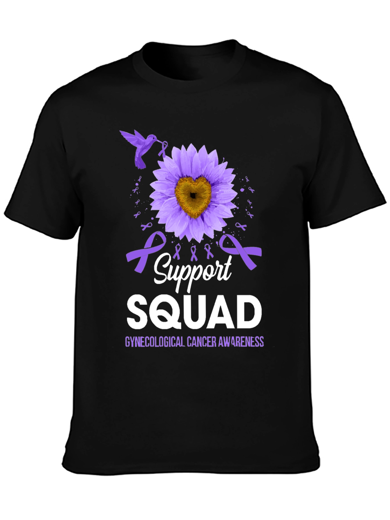Gynecological Cancer Awareness Support Squad T-Shirt