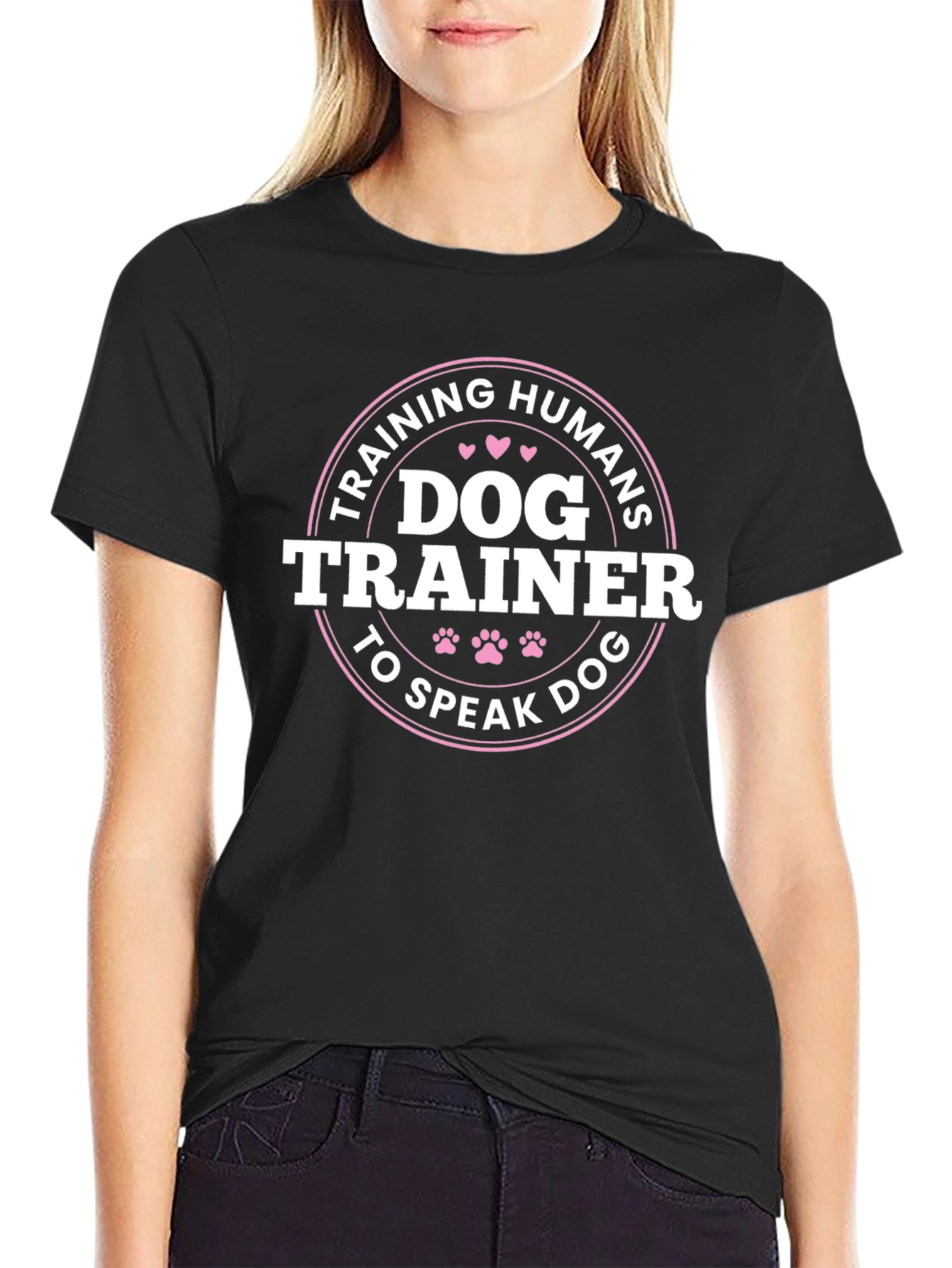 Dog Trainer T-Shirt - Training Humans To Speak Dog
