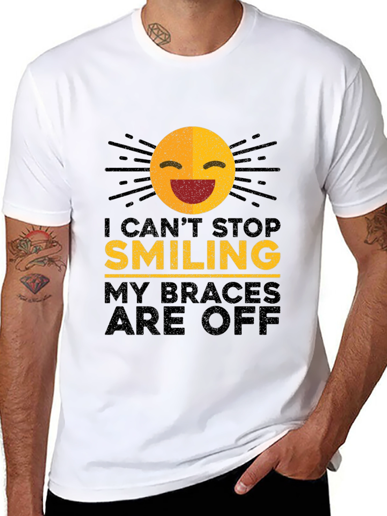 Smiling Braces Off T-Shirt