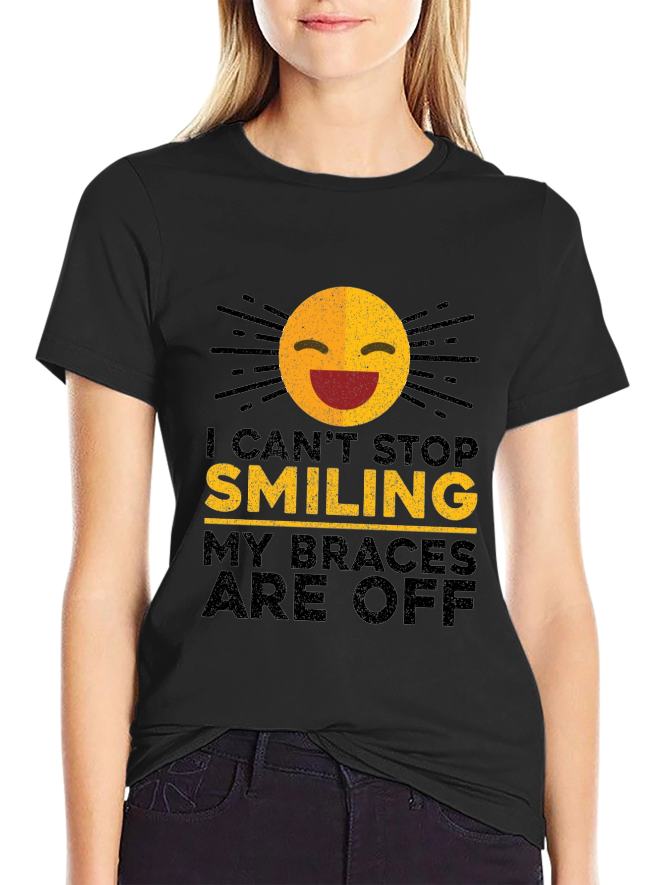 Smiling Braces Off T-Shirt