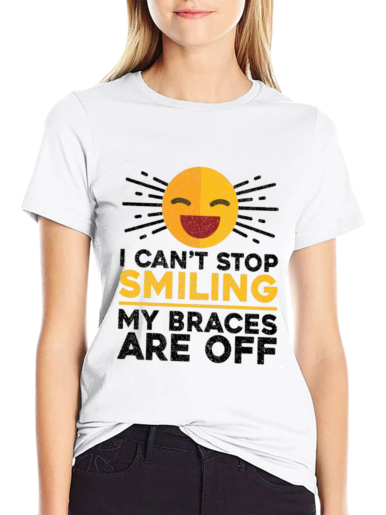 Smiling Braces Off T-Shirt