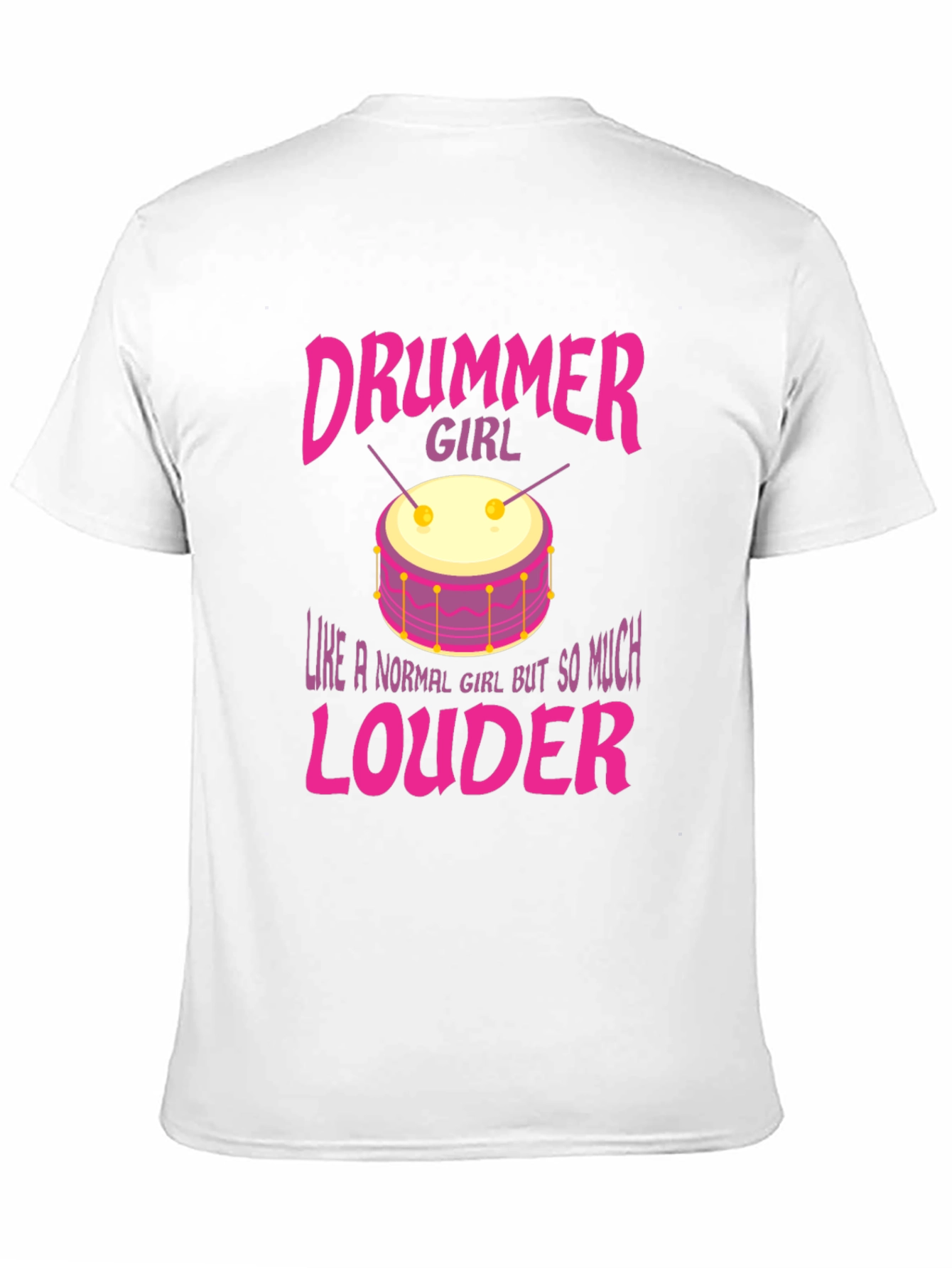 Drummer Girl Graphic Tee - Loud & Proud!