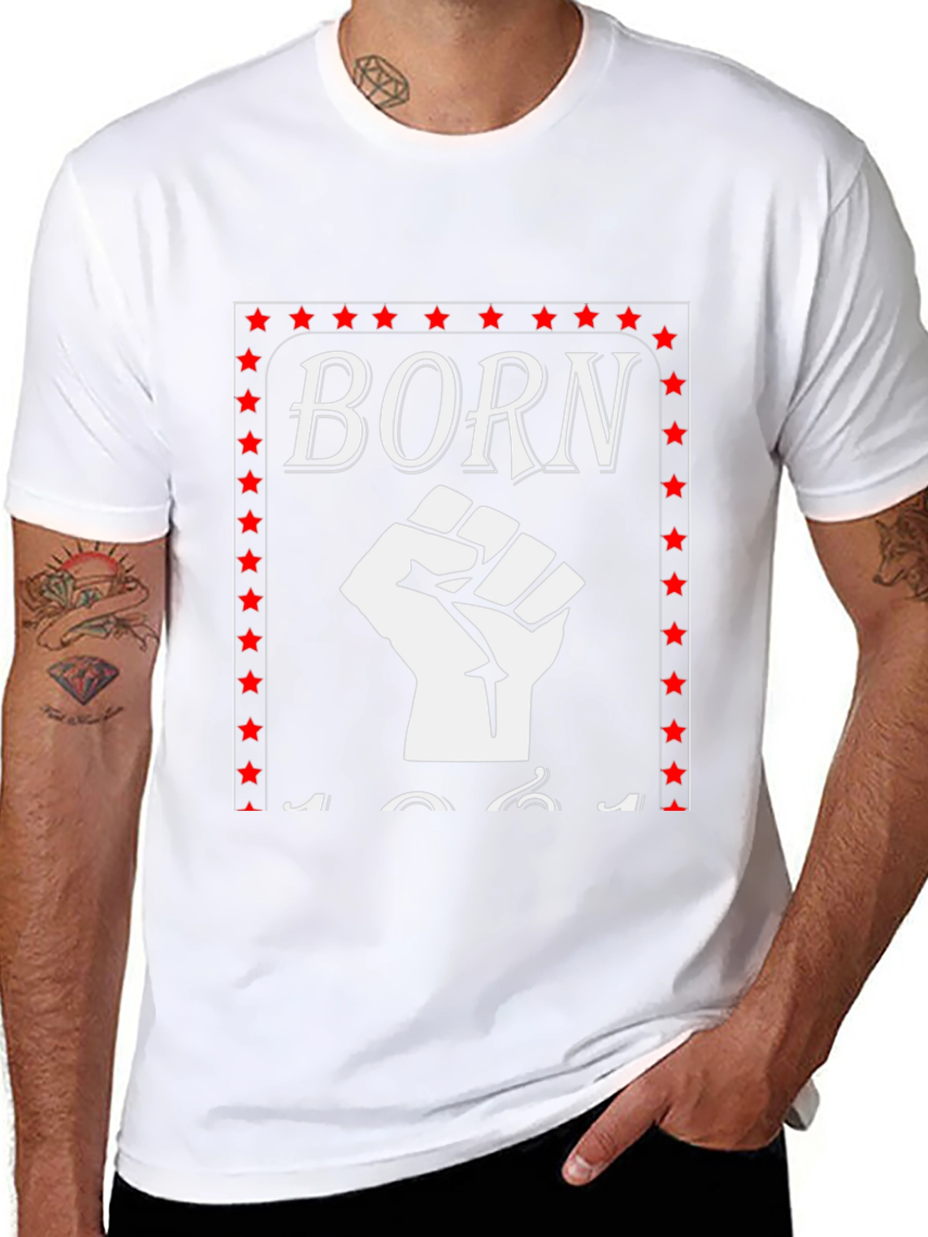 Born T-Shirt Fist Graphic Tee