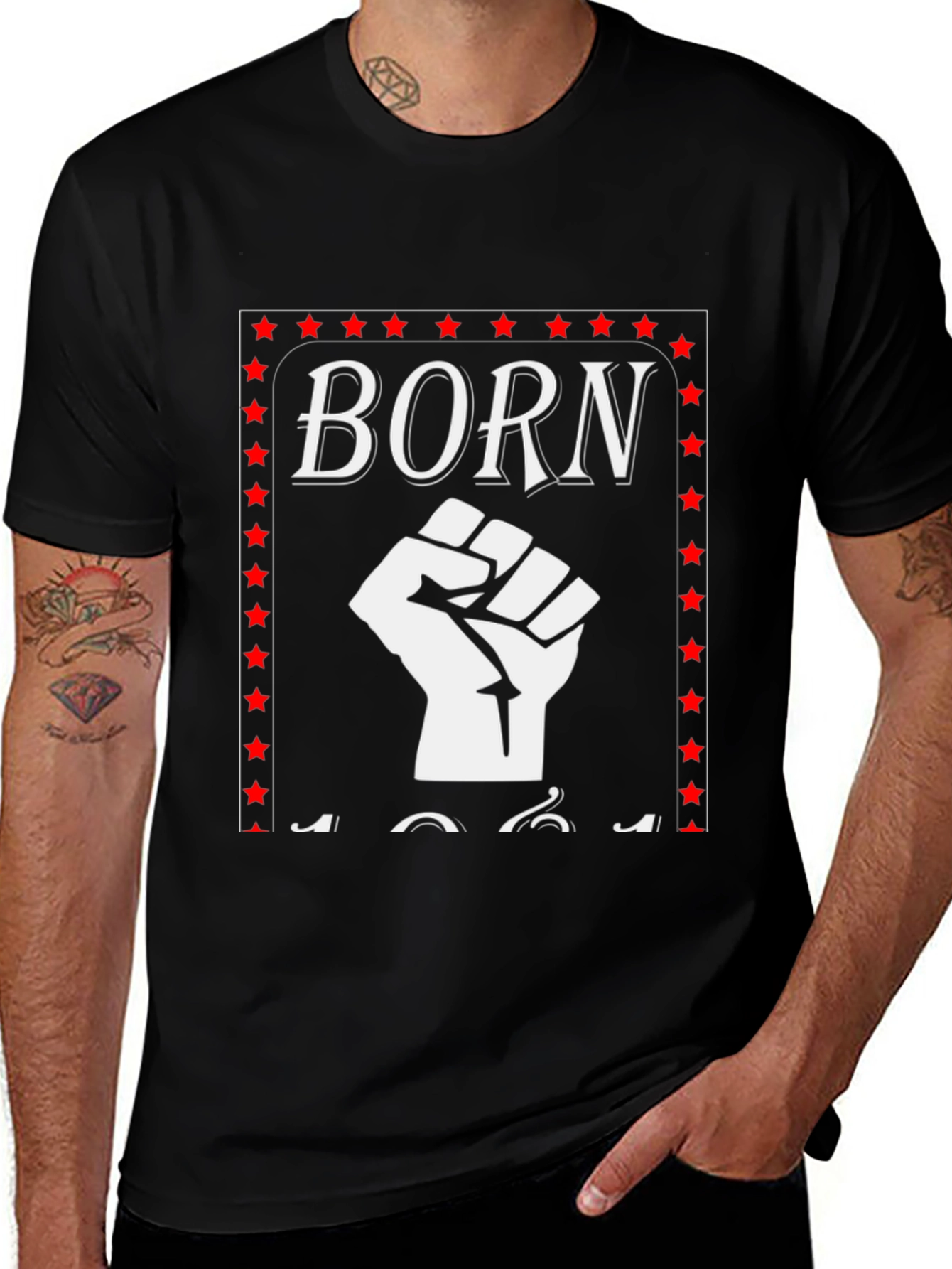 Born T-Shirt Fist Graphic Tee