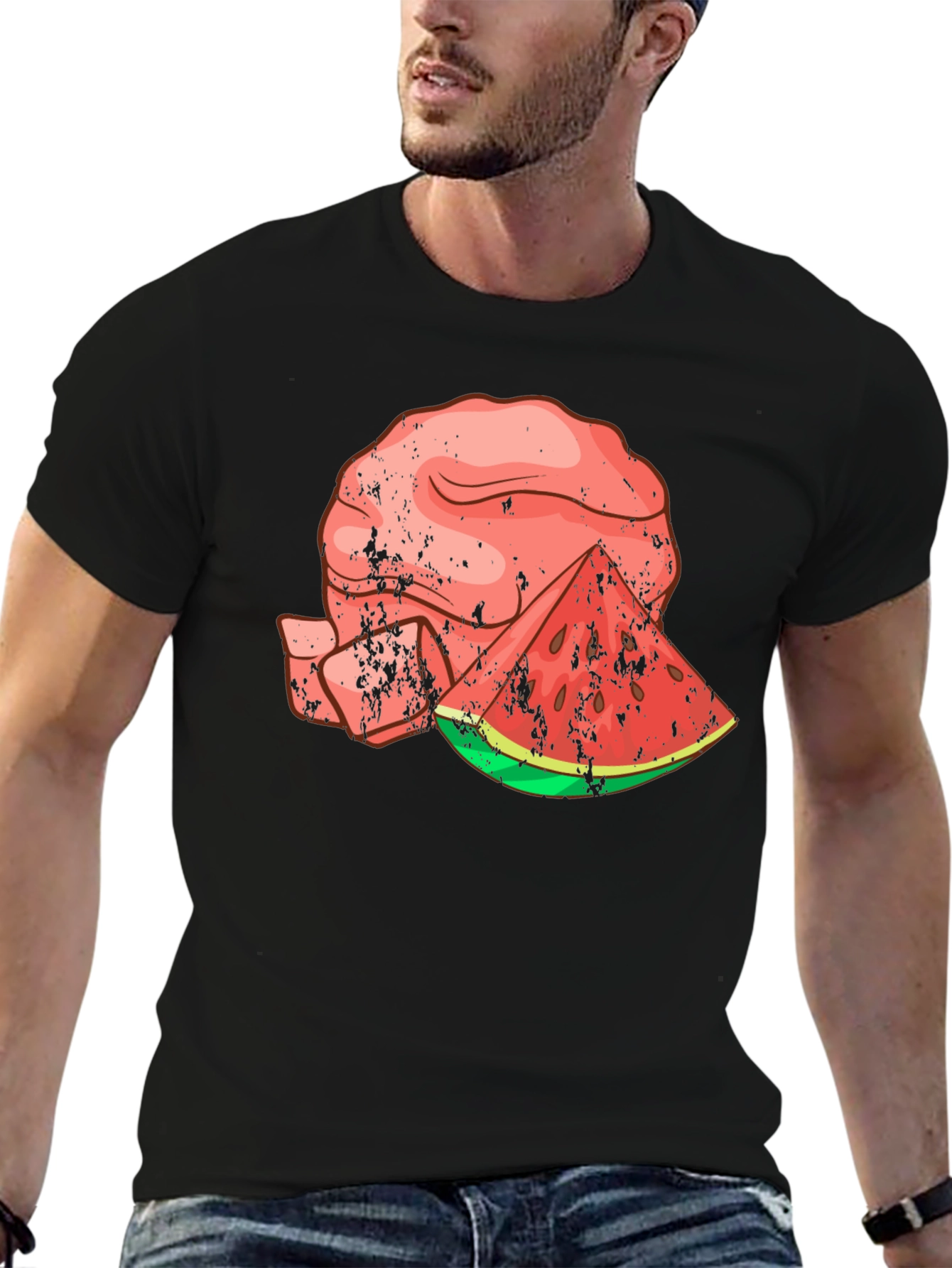 Watermelon Brain Graphic Tee - Cool Summer Style