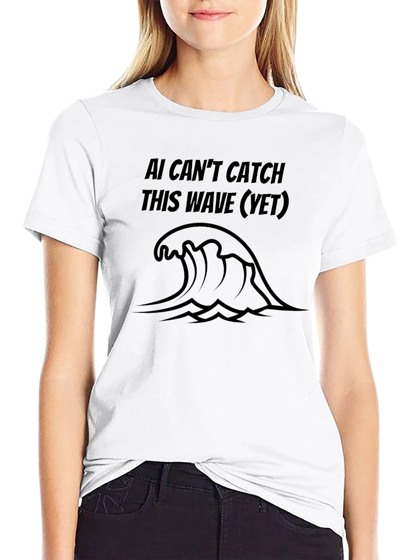 AI Cant Catch This Wave T-Shirt