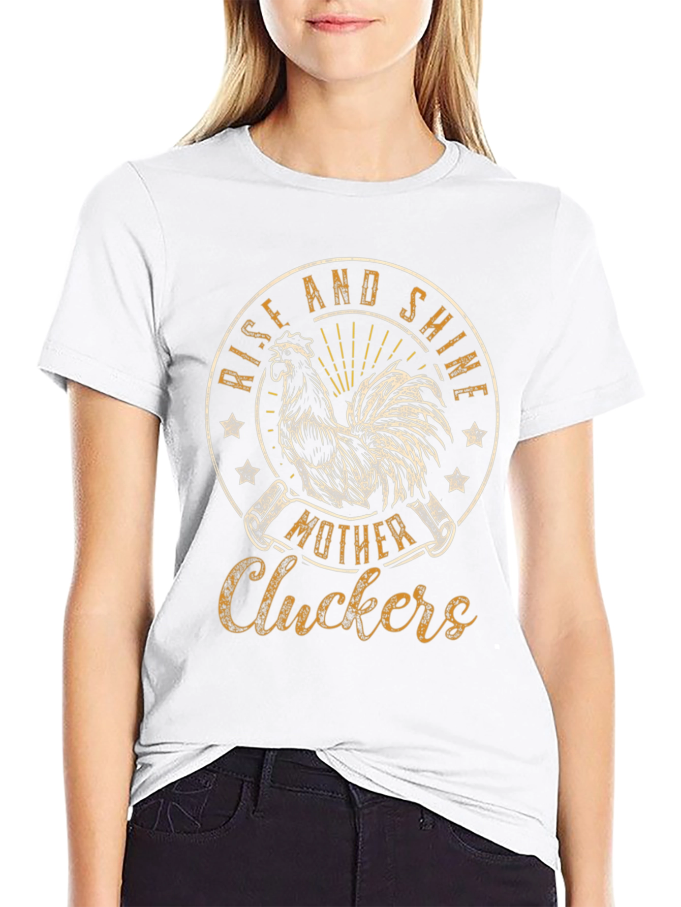 Rise and Shine T-Shirt - Mother Cluckers Rooster Tee