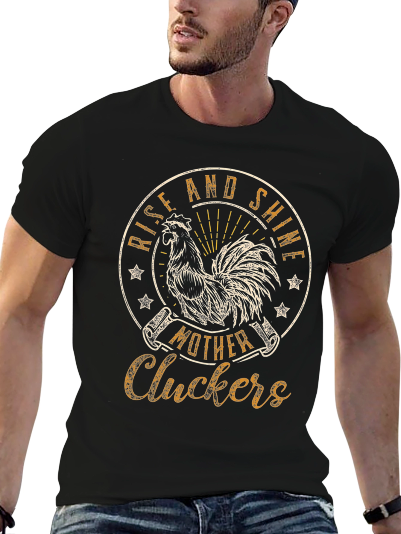 Rise and Shine T-Shirt - Mother Cluckers Rooster Tee