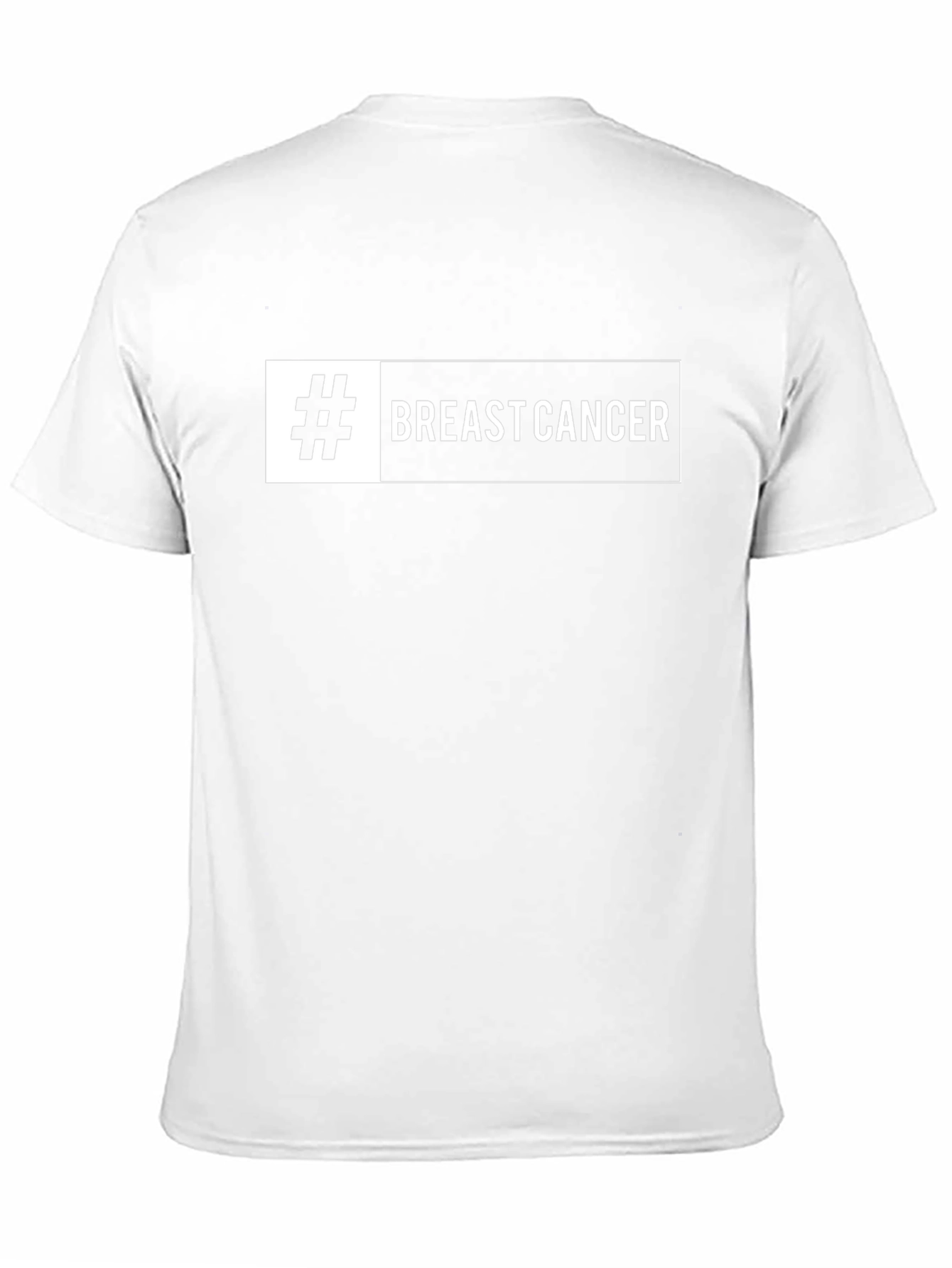 Breast Cancer Awareness Tee - Black Cotton Blend