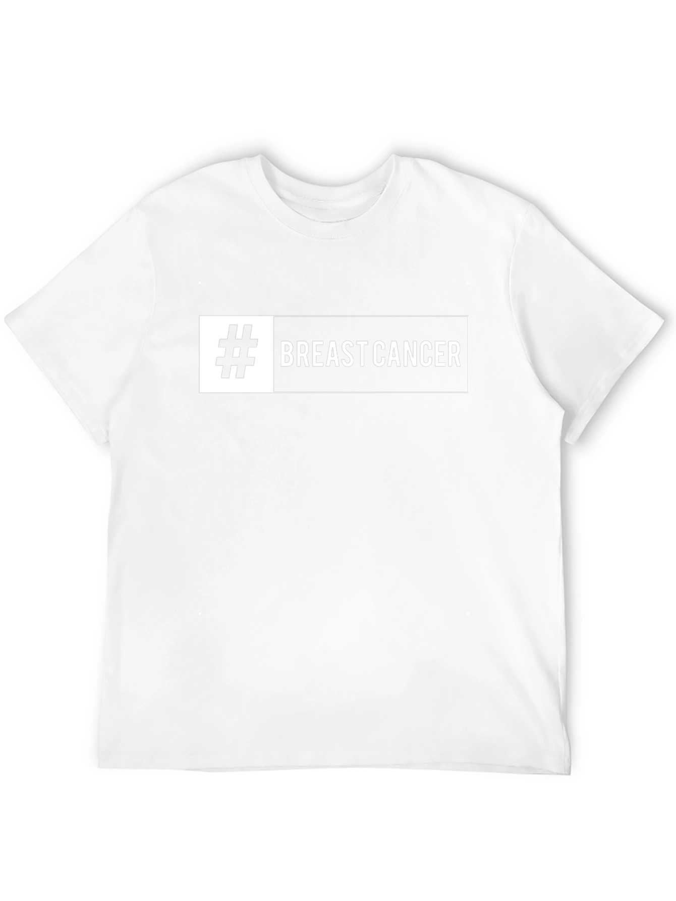 Breast Cancer Awareness Tee - Black Cotton Blend