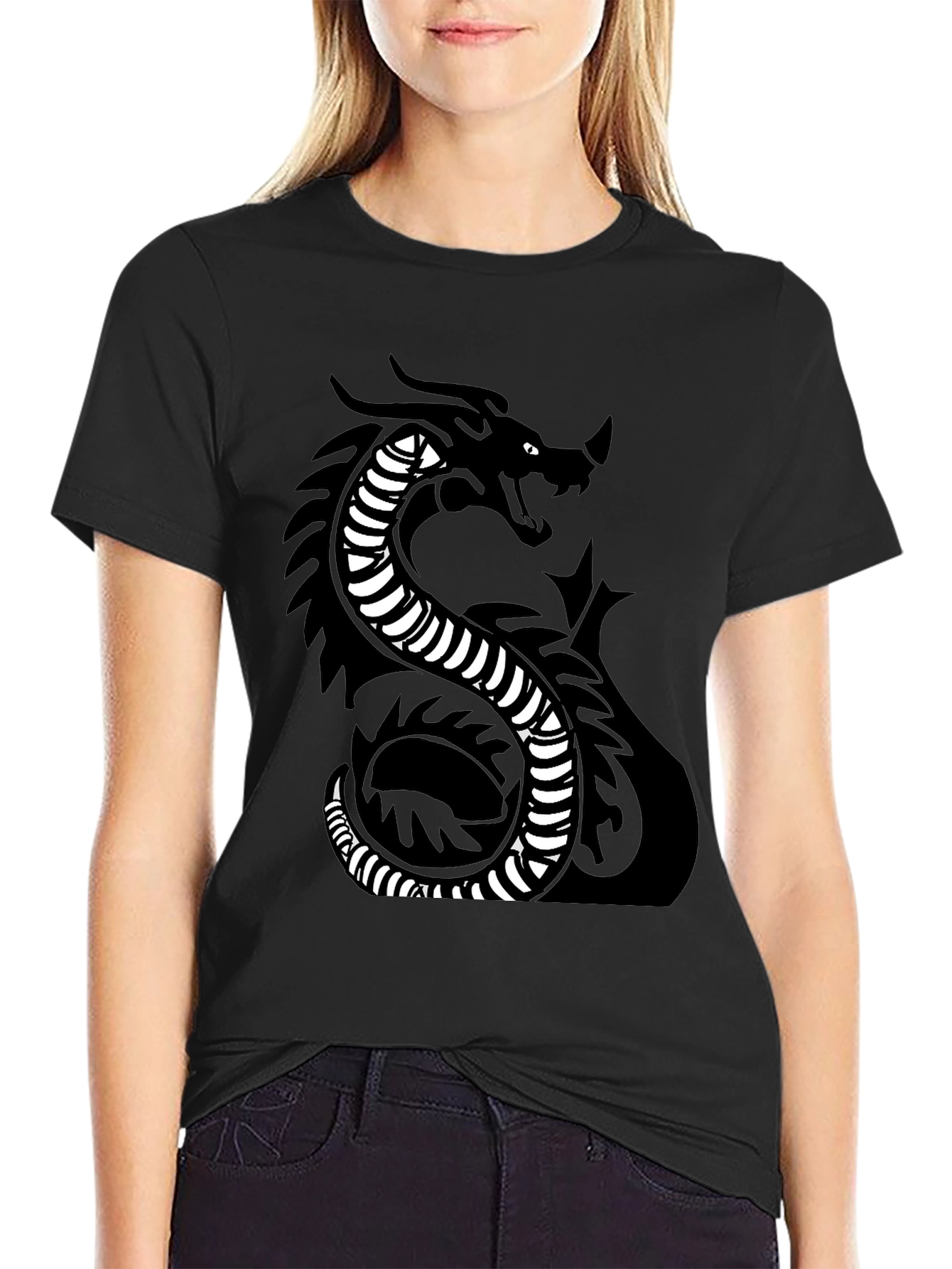 Dragon Graphic Black T-Shirt