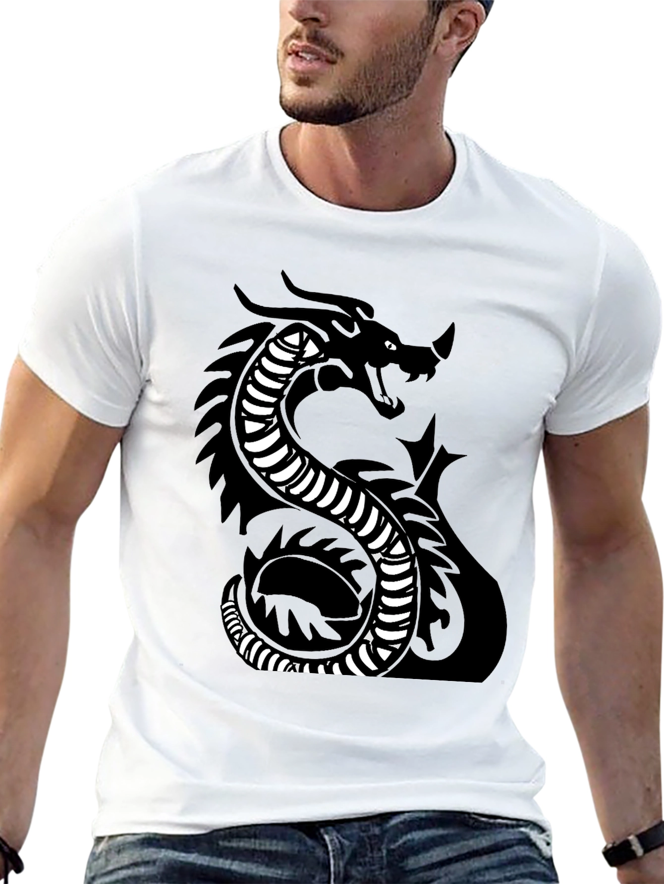 Dragon Graphic Black T-Shirt