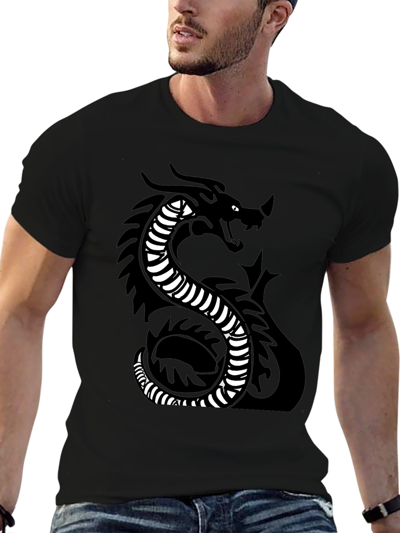 Dragon Graphic Black T-Shirt