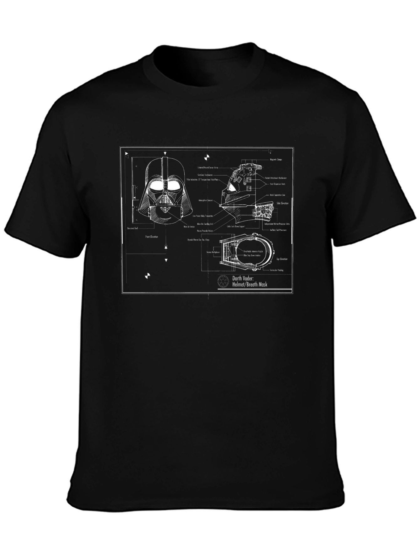 Darth Vader Blueprint T-Shirt