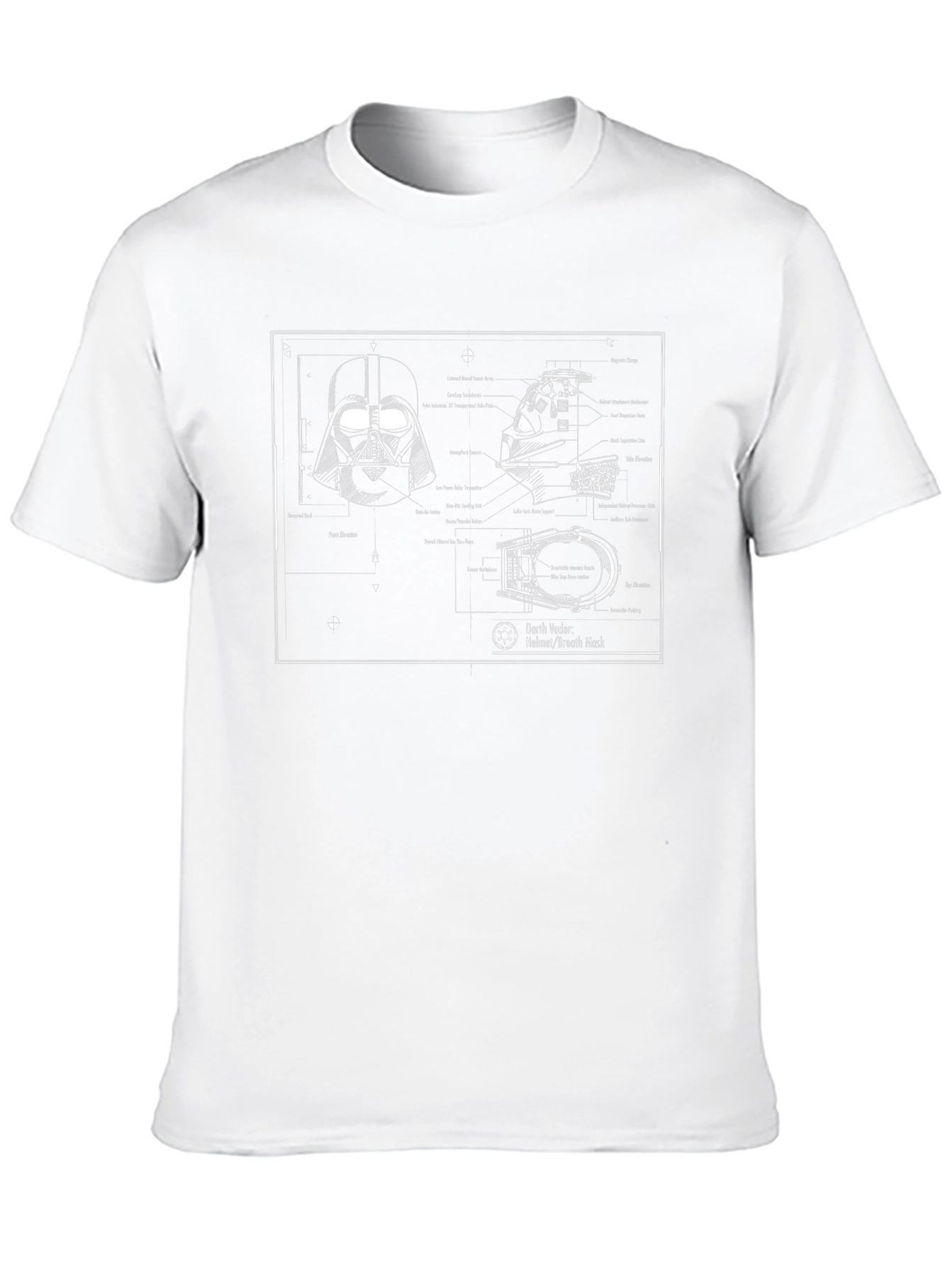 Darth Vader Blueprint T-Shirt