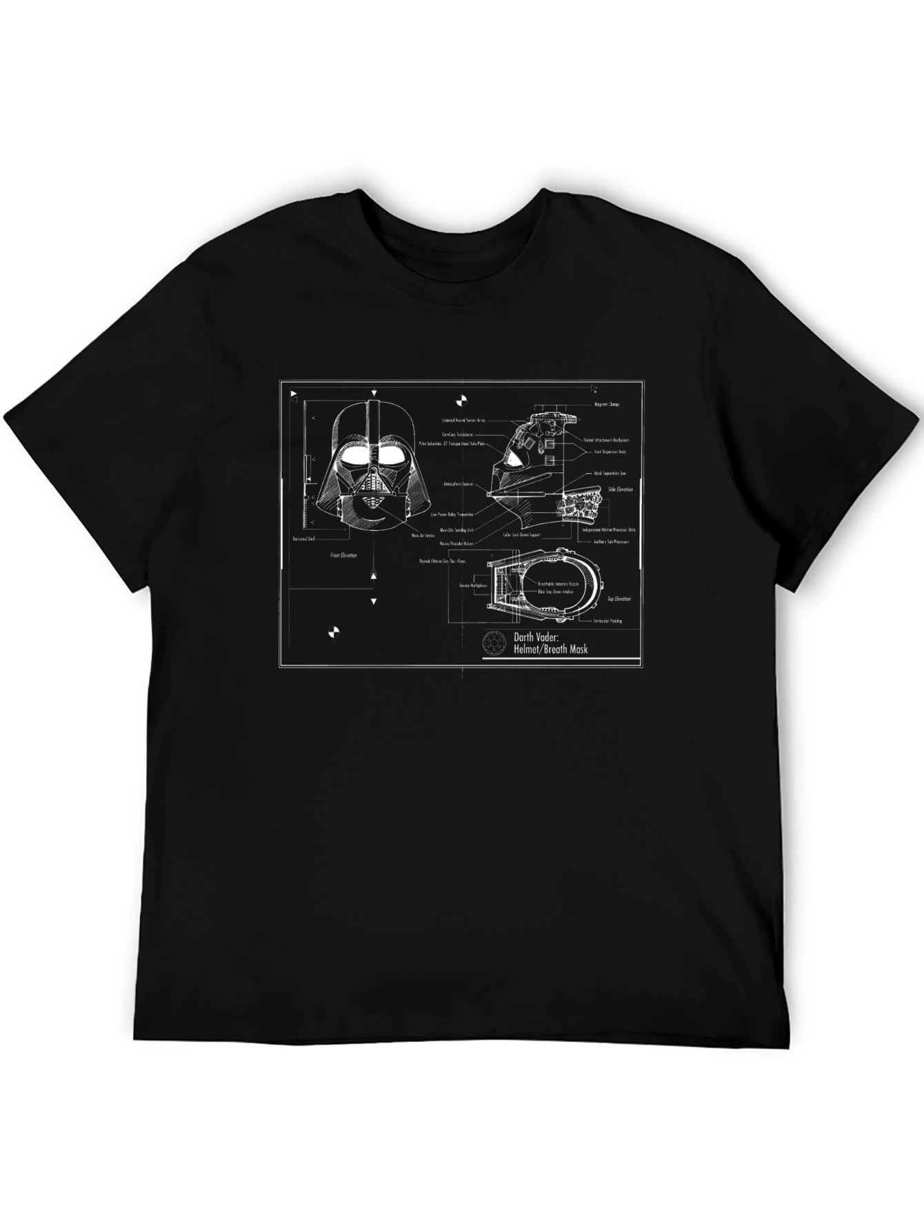 Darth Vader Blueprint T-Shirt