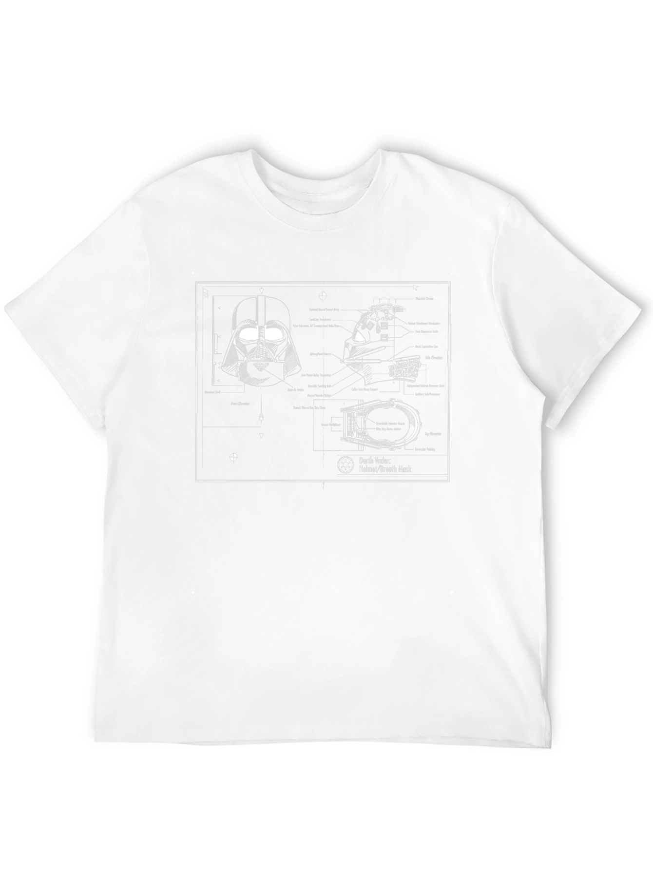 Darth Vader Blueprint T-Shirt