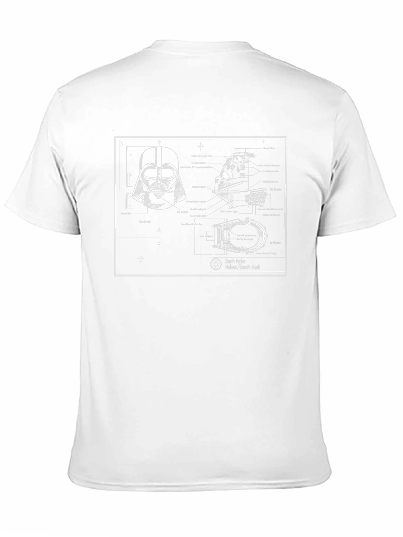 Darth Vader Blueprint T-Shirt