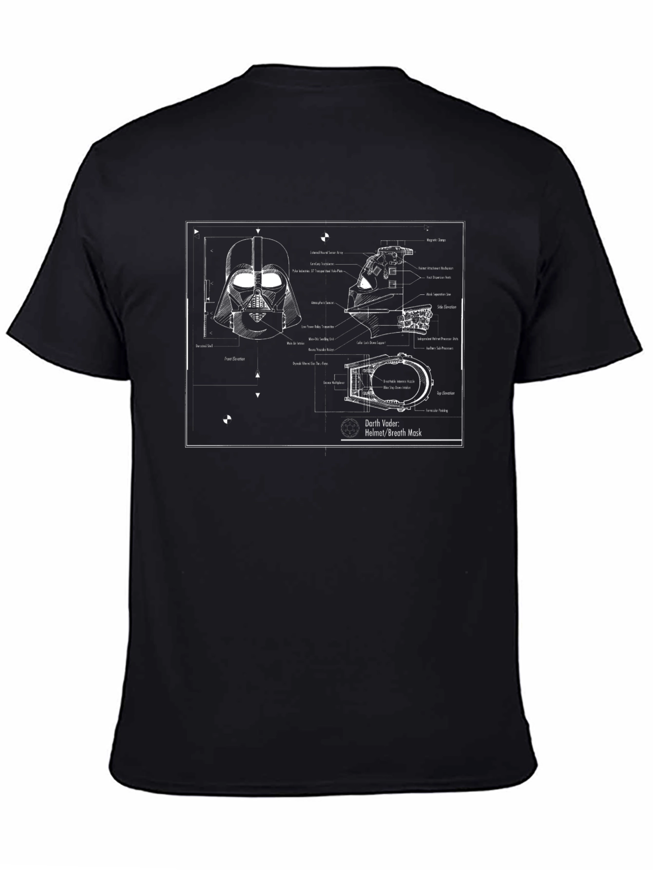 Darth Vader Blueprint T-Shirt