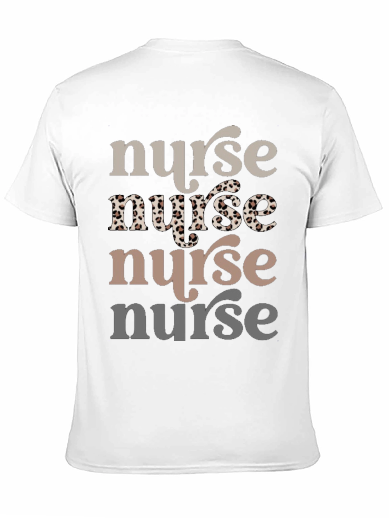 Nurse T-Shirt Leopard Print Tee