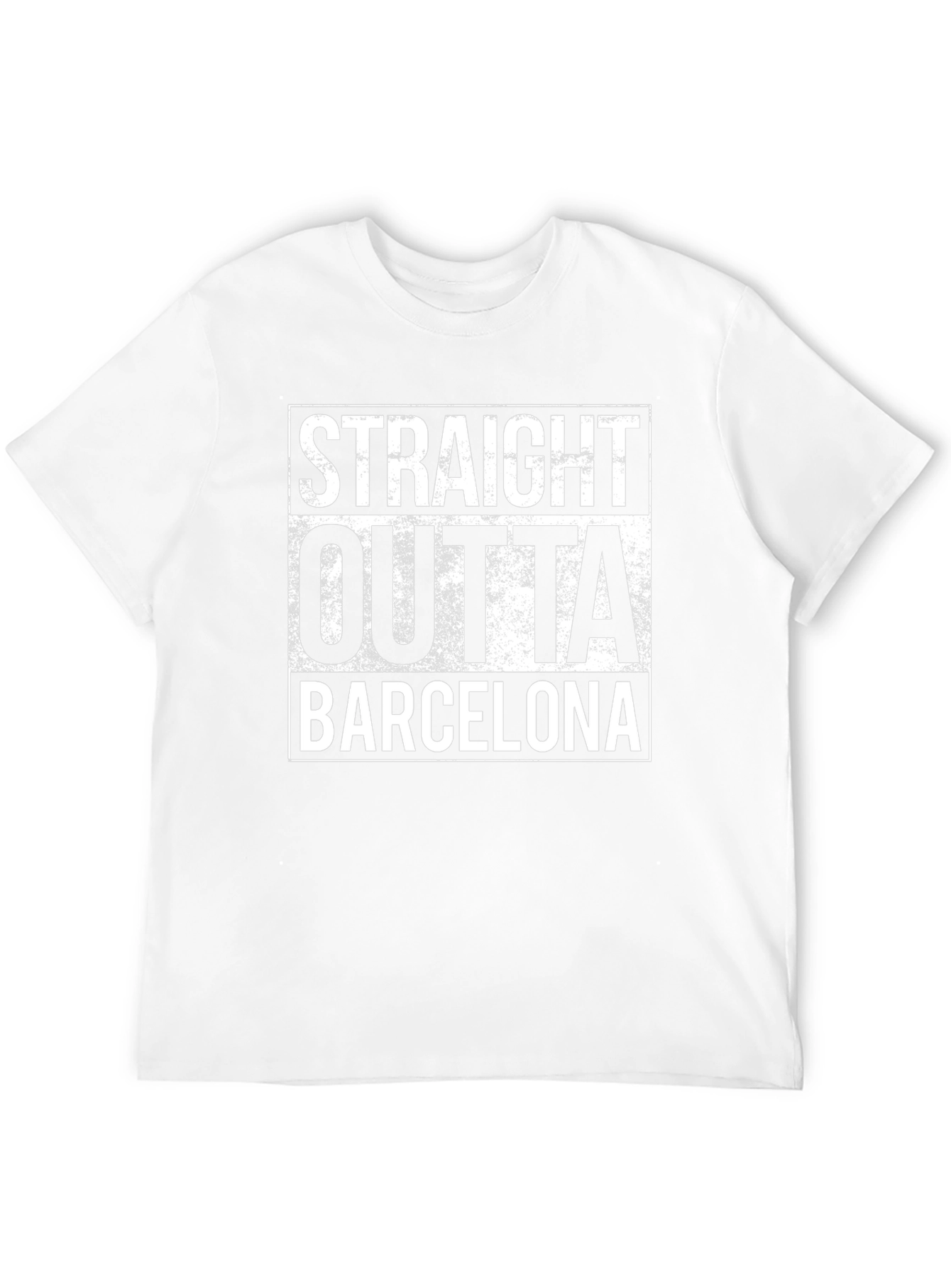 Straight Outta Barcelona Black T-Shirt