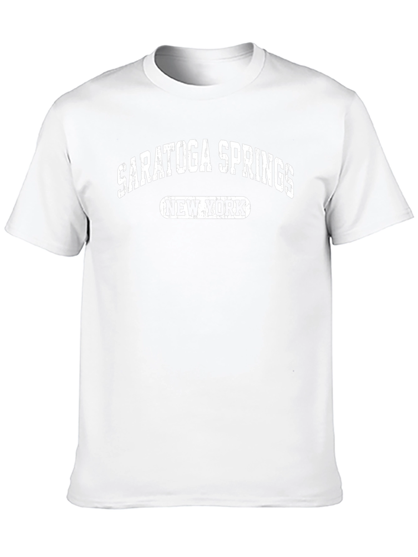 Saratoga Springs New York T-Shirt Black