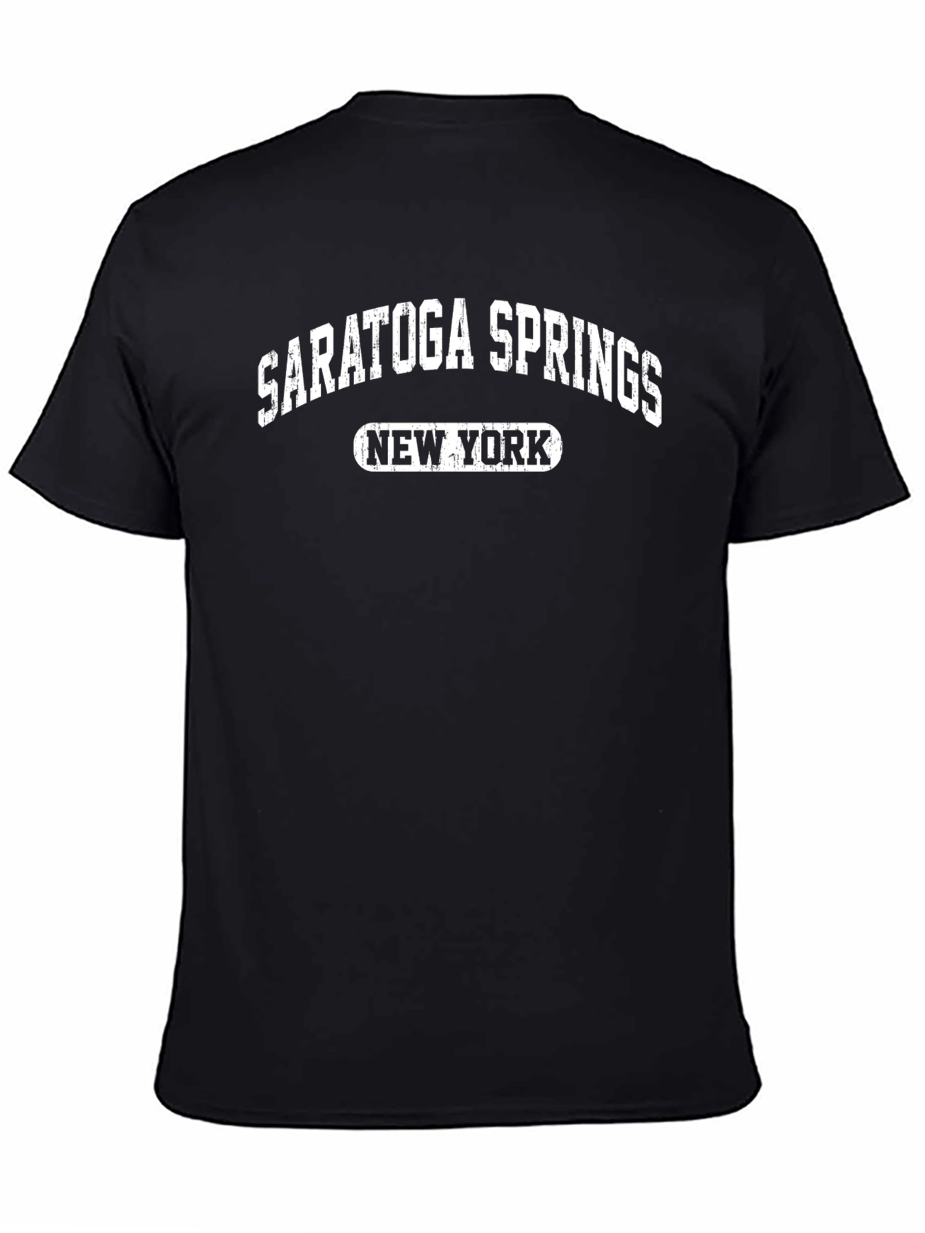 Saratoga Springs New York T-Shirt Black