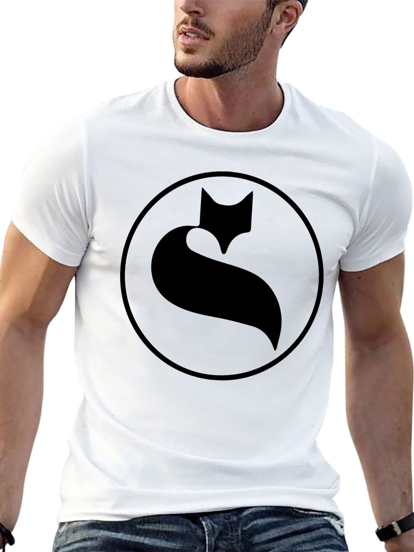 Fox Logo Black T-Shirt