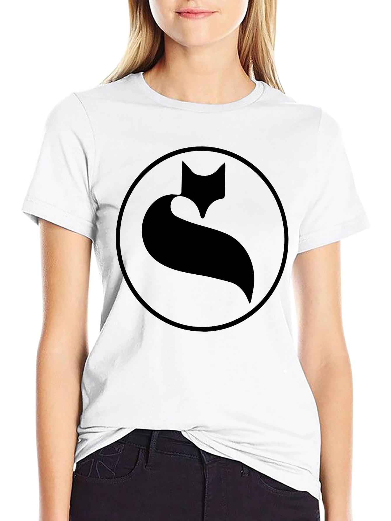 Fox Logo Black T-Shirt