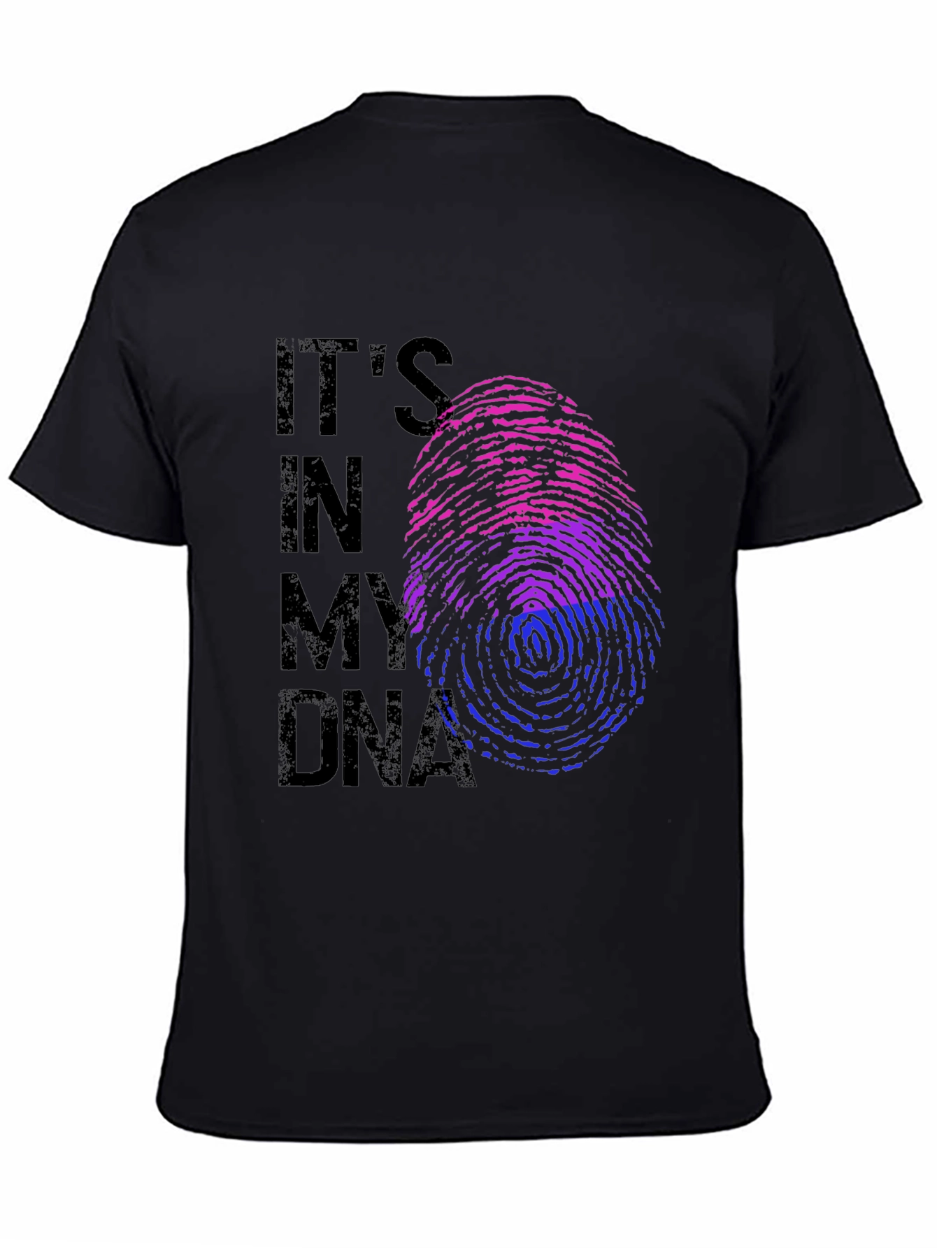 Bisexual Pride DNA T-Shirt - Black