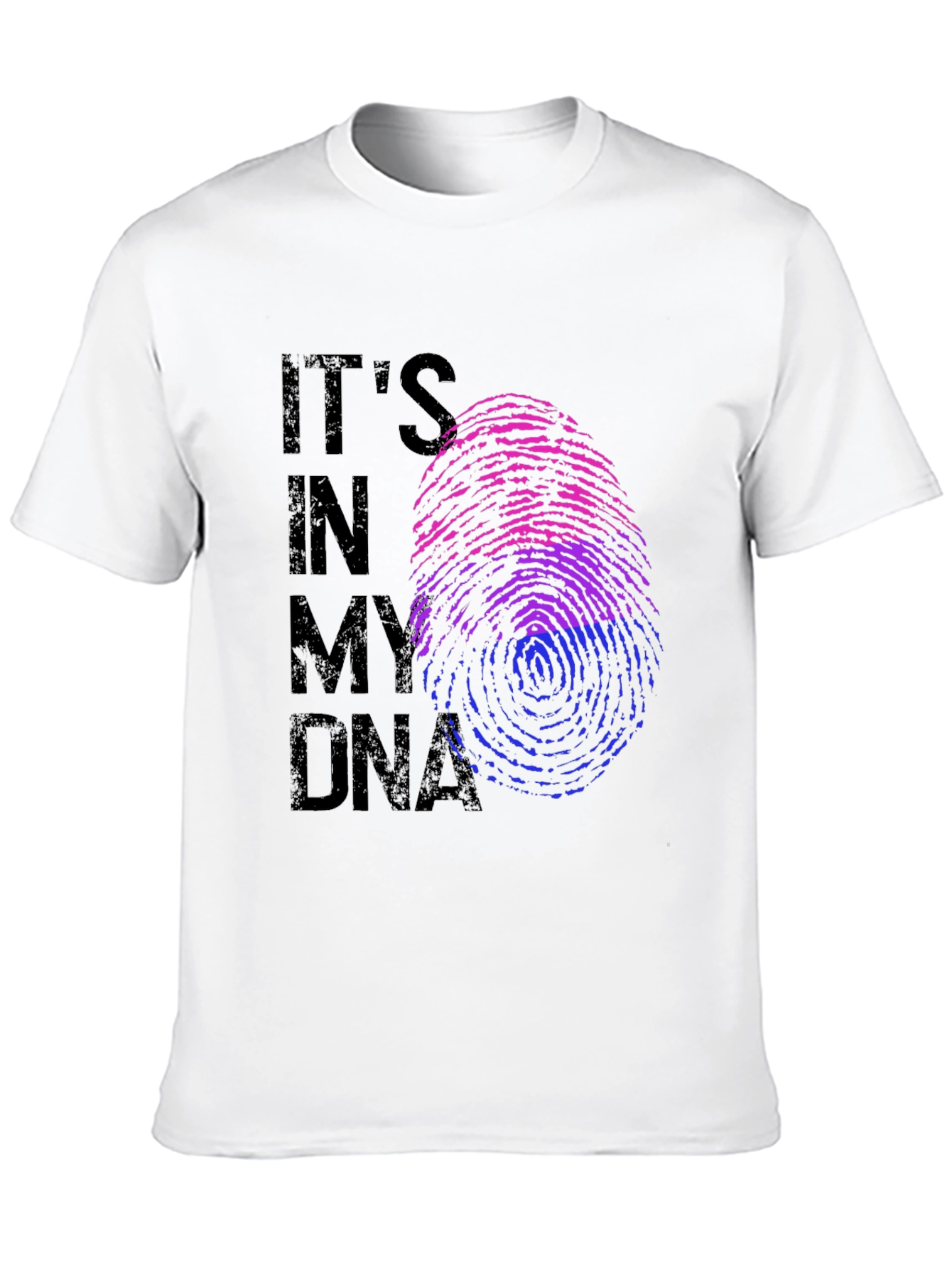 Bisexual Pride DNA T-Shirt - Black