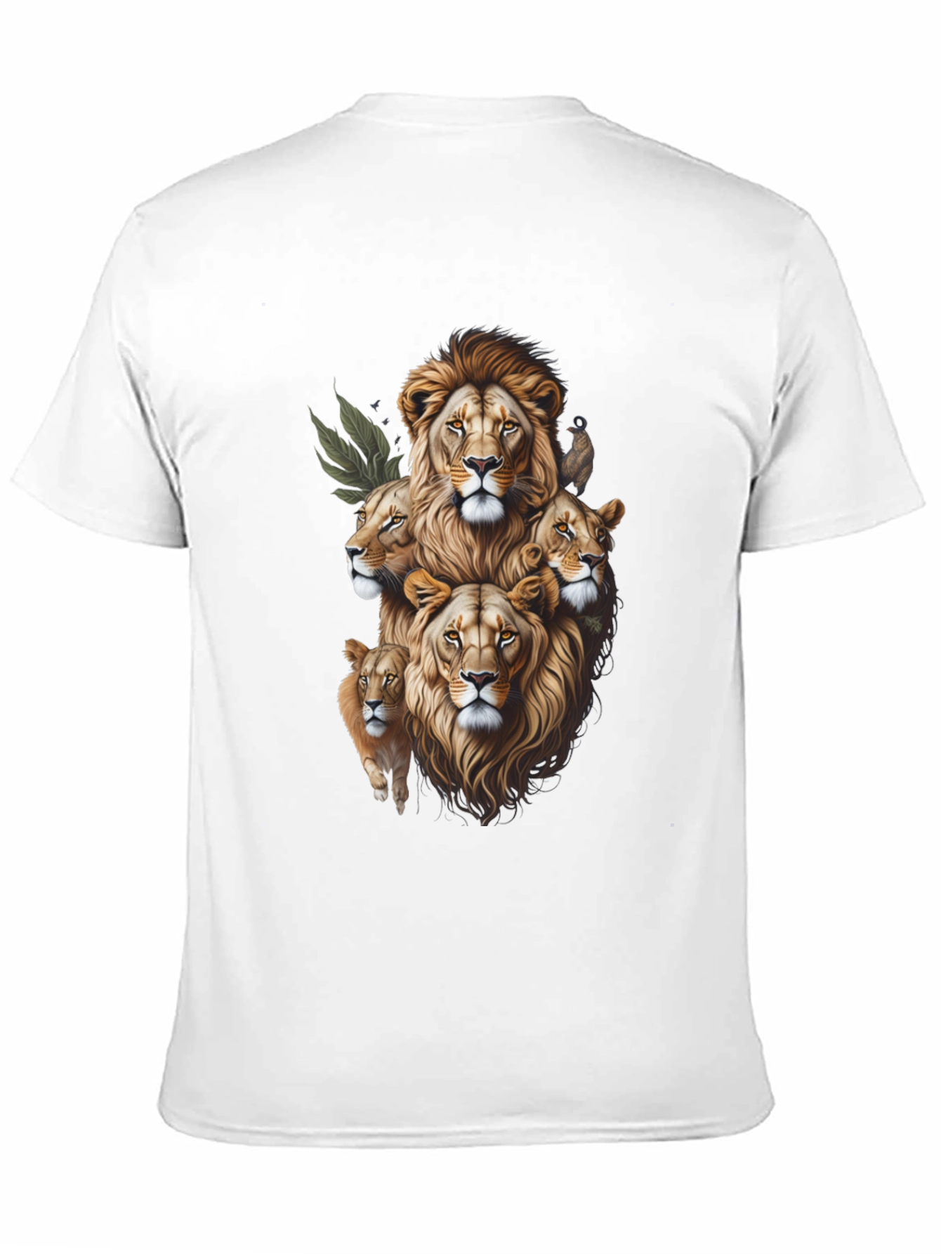 Lion Pride Graphic Tee - Stylish Animal Print Shirt