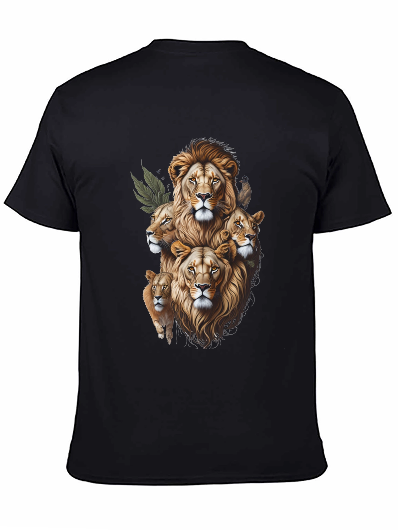 Lion Pride Graphic Tee - Stylish Animal Print Shirt
